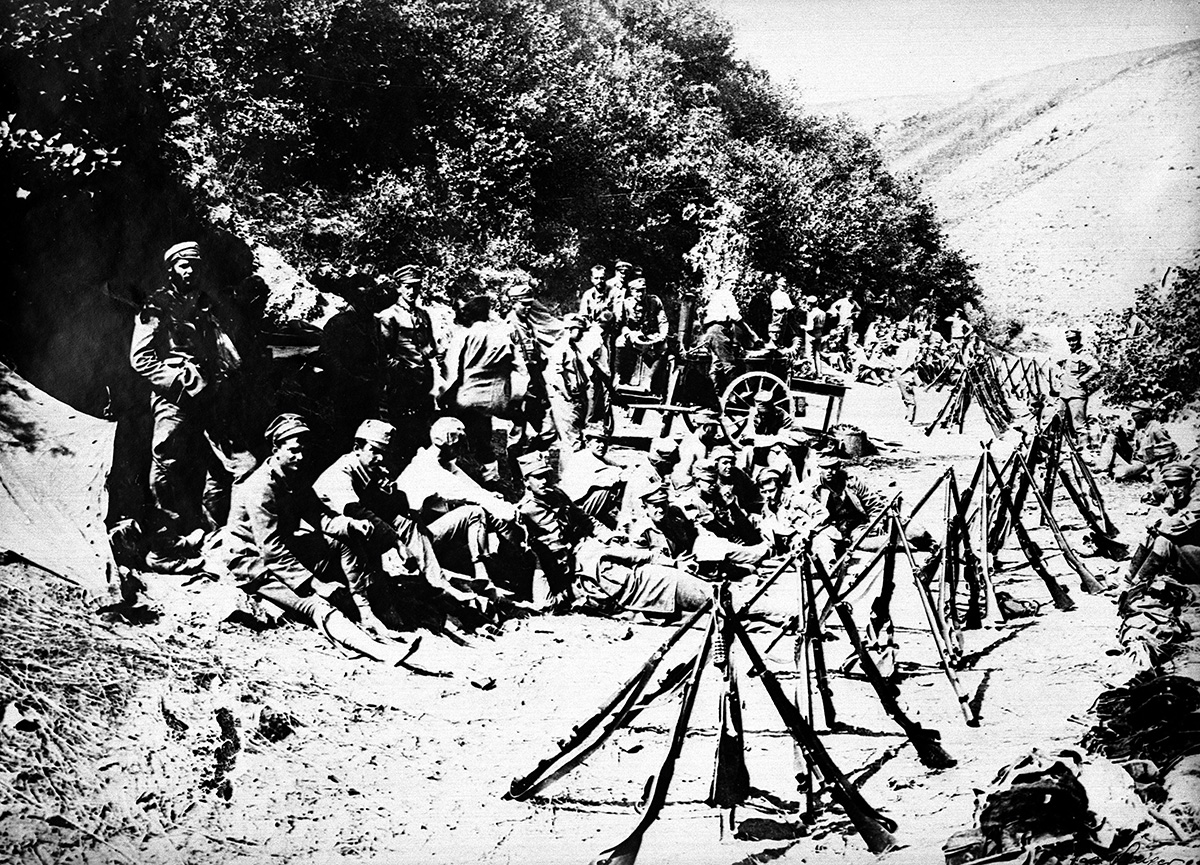 Bitwa pod Konarami podczas ofensywy majowej, 1915 r. Źródło: Narodowe Archiwum Cyfrowe