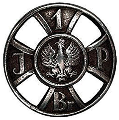 Odznaka pamiątkowa I Brygady Legionów, w której służył Władysław Dobrowolski. Źródło: domena publiczna