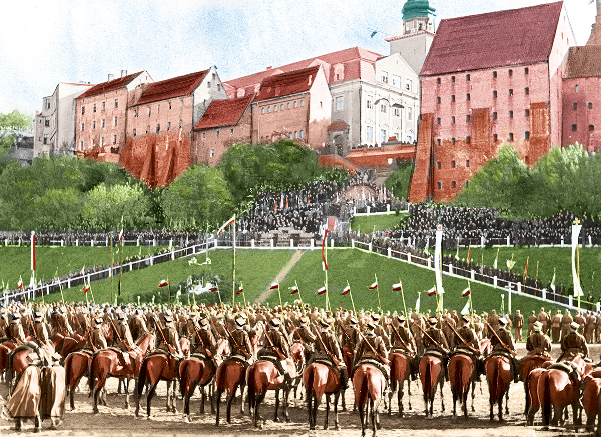 Jubileusz XV-lecia istnienia Centrum Wyszkolenia Kawalerii w Grudziądzu, 1936 r. Źródło: Narodowe Archiwum Cyfrowe