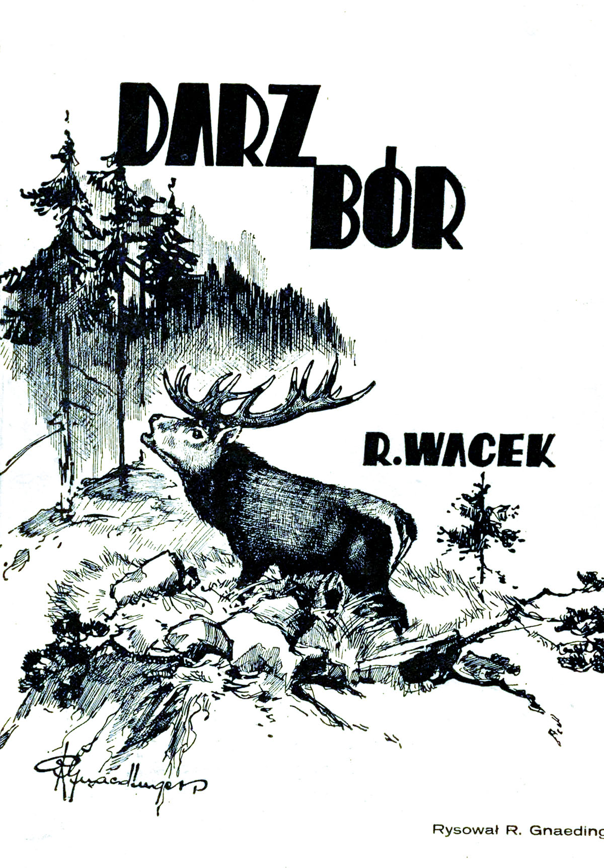 Okładka książki Rudolfa Wacka, Lwów 1936. Źródło: Wielkopolska Biblioteka Cyfrowa